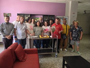 Festeggiando il compleanno di Pamela!